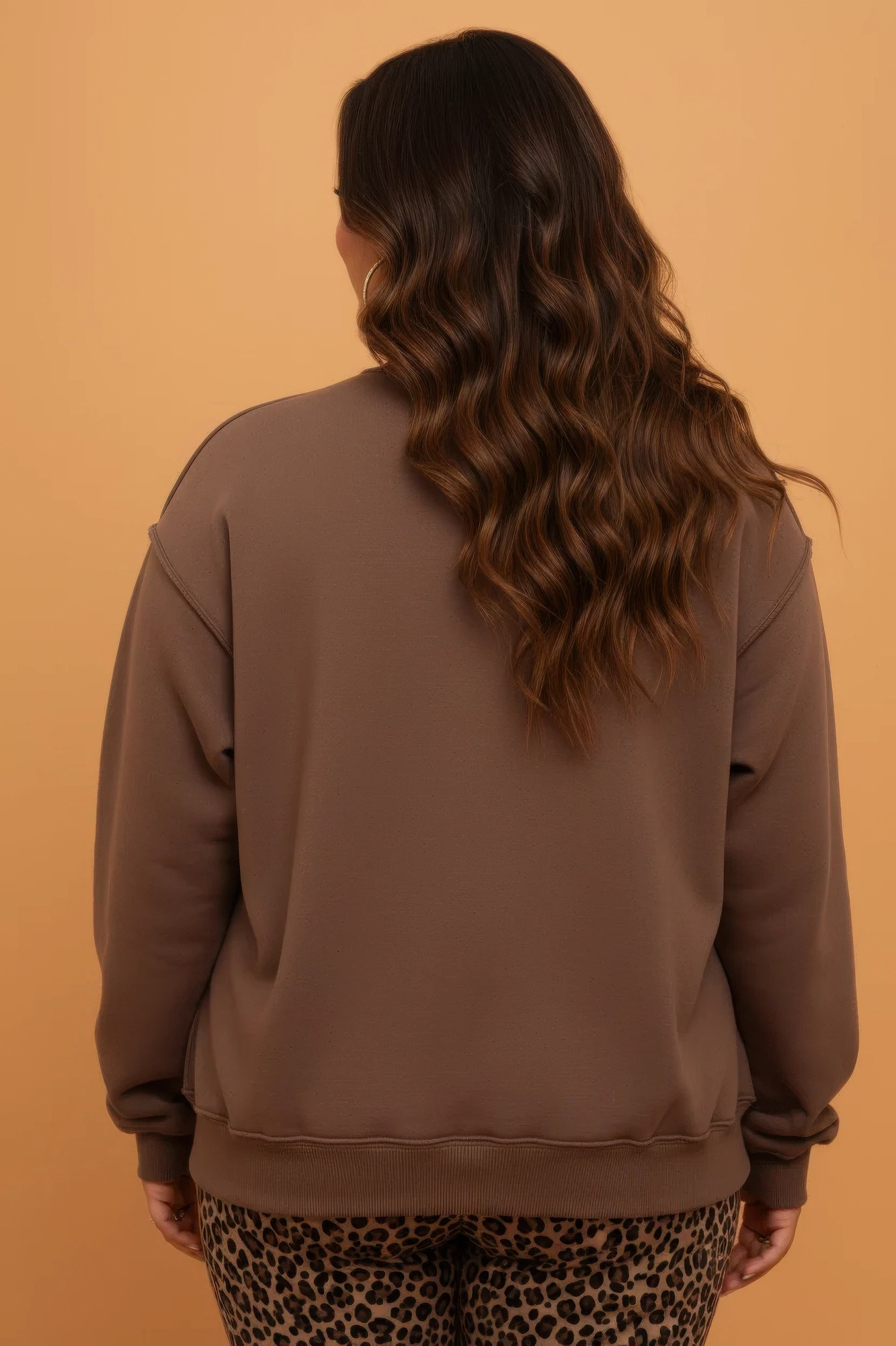 Plus Size Wwjd/Amen Reversible Exposed Seam Sweatshirt, photo 2