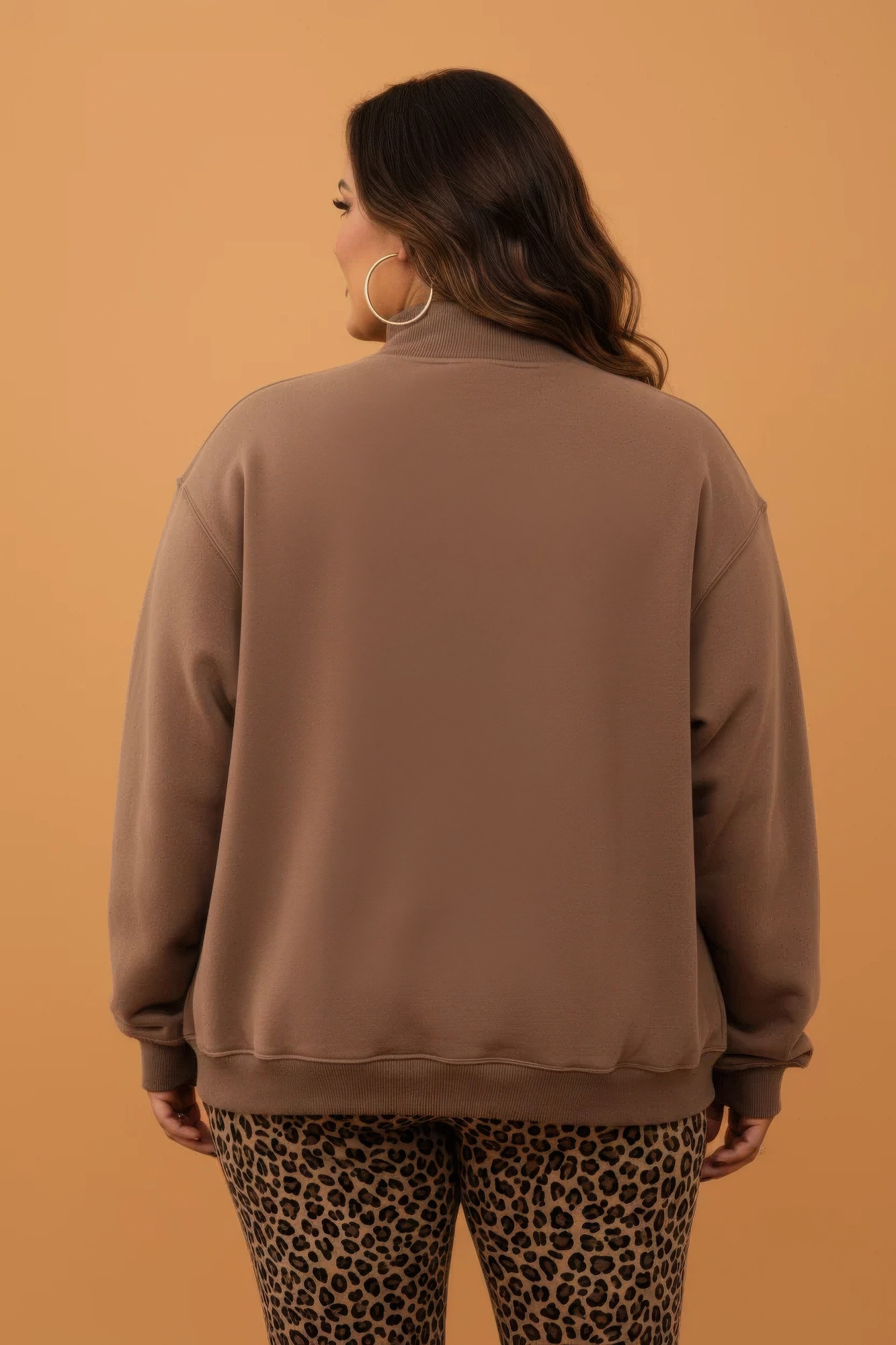 Plus Size Wwjd/Amen Reversible Exposed Seam Sweatshirt, photo 4