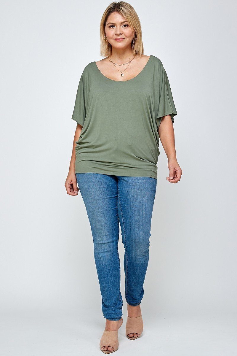 Solid Knit Top, with a Flowy Silhouette, photo 2